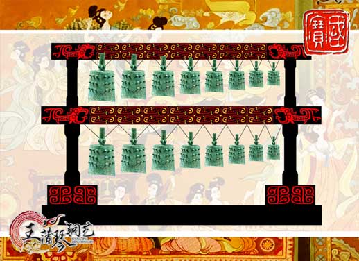16件晉侯穌青銅編鐘，西周時期編鐘編磬